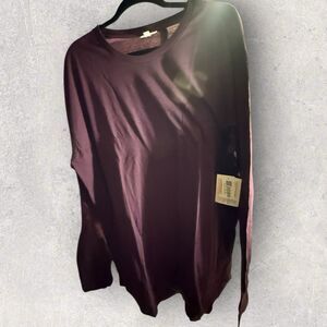 LulaRoe Hudson 3XL Solid Purple Print Long sleeves NWT HTF Unicorn